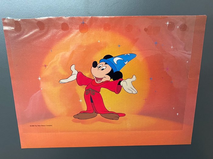 Walt Disney - 1 Original Animation Sericel af Mickey Mouse begrænset udgave (1988)