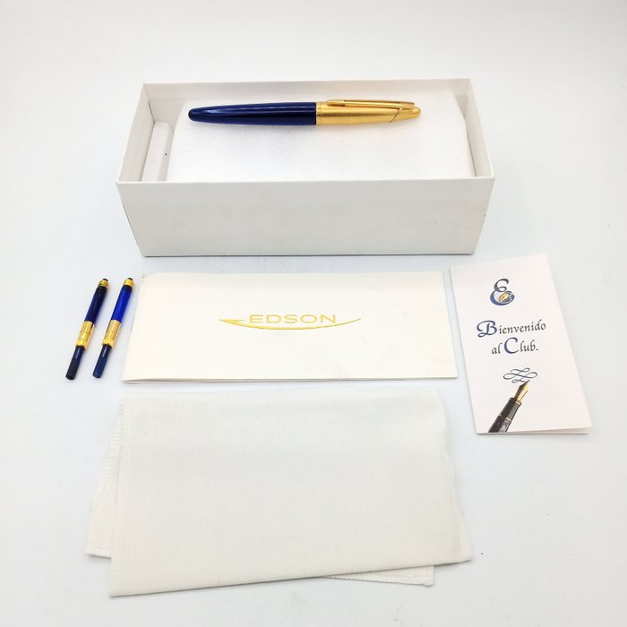 Waterman - Edson - Sapphire Blue - 18K Gold Nib - Fyldepen