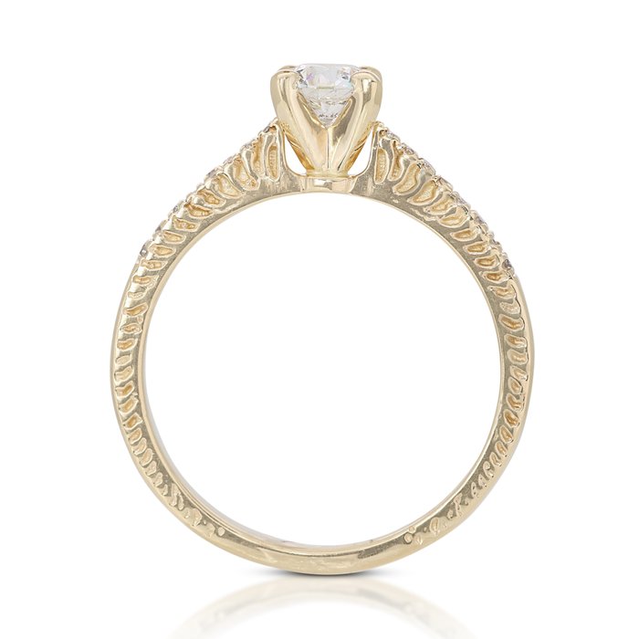 Ring - 18 kraat Gulguld -  0.47ct. tw. Diamant (Natur)  - Diamant