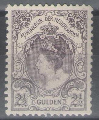 Holland 1899/1905 - Dronning Wilhelmina 'Pelskrave' - NVPH 78B