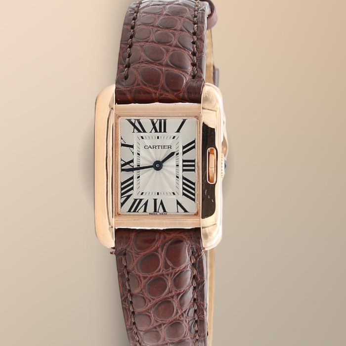 Cartier - Tank Anglaise - W5310027 - Unisex - 2000-2010