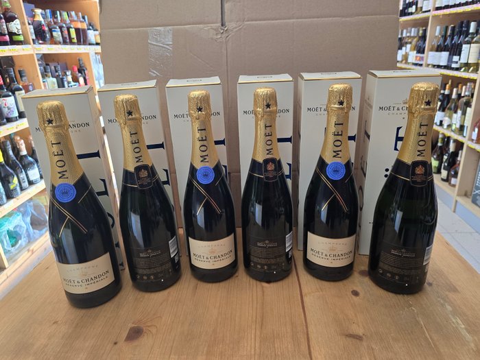 Moët  Chandon, Reserve Imperial - Champagne - 6 Flasker (0,75 L)