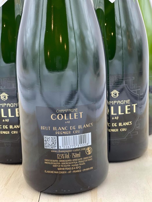 Collet - Champagne Blanc de Blancs, Premier Cru - 6 Flasker (0,75 L)