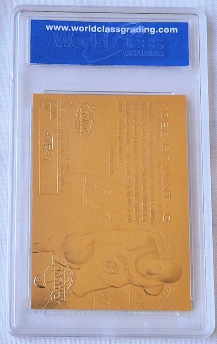 1996/97 - Fleer - 23KT Gold - Kobe Bryant - Rookie Purple Signature - 1 Graded card - WCG 10