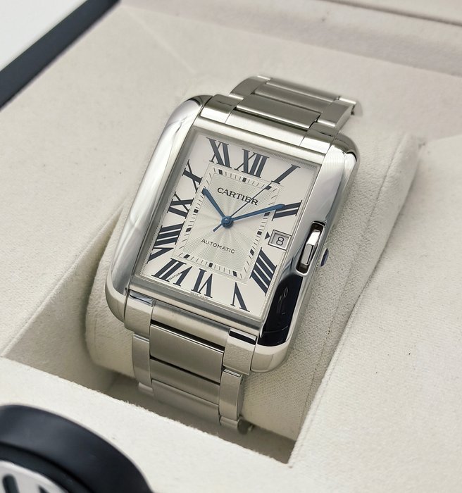 Cartier - Tank Anglaise XL Automatic - 3507 (W5310008) - Mænd - 2011-nu