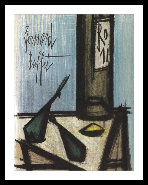 Bernard Buffet (1928-1999) - Nature morte à la bouteille