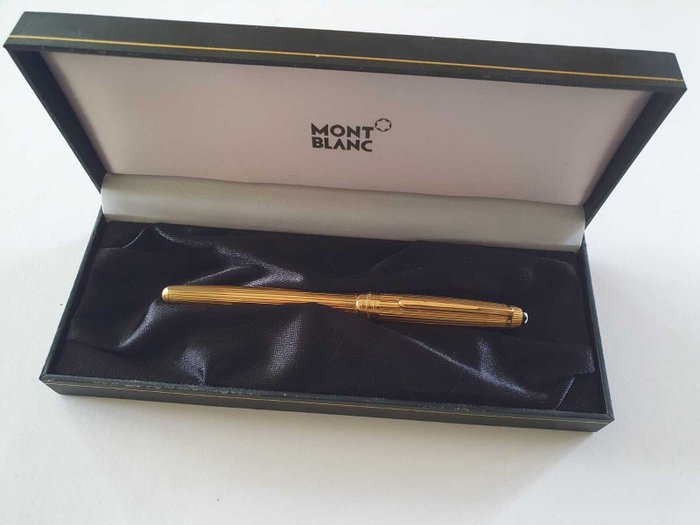 Montblanc - Rollerball solitario de plata maciza vermeil - Rollerpen