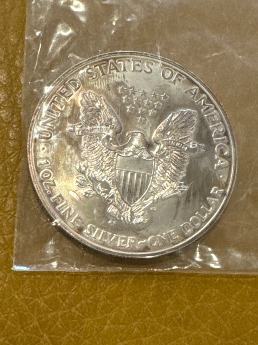 Förenta staterna. 1 Dollar 1999 American Eagle 'Vierjahreszeiten'- Winter, 1 Oz (.999)  (Ingen mindstepris)