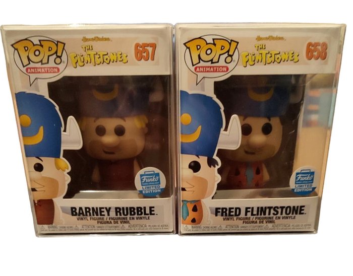 The Flintstones, Barney Rubbel - 657+658 Figurine