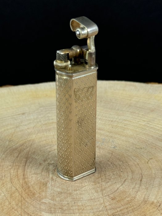 Dunhill - Tall Silver gas Lighter - Lighter - Forsølvet