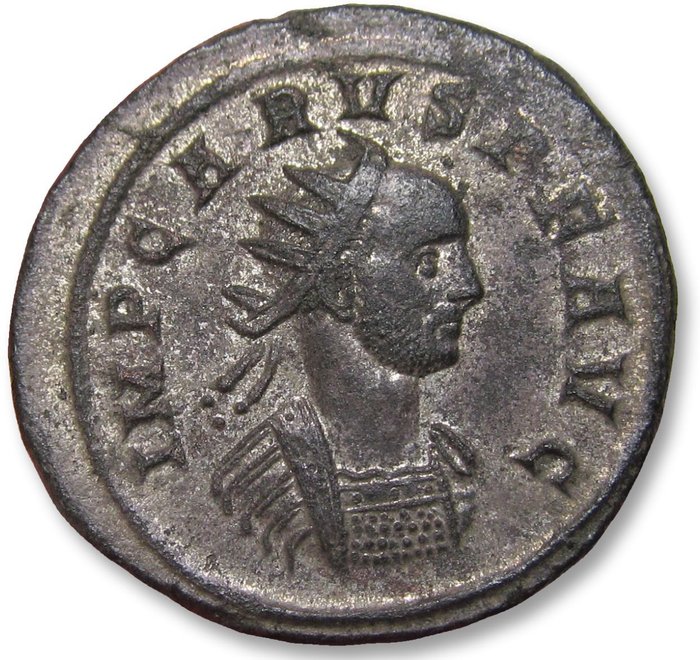 Romarriket Carus (AD 282-283) Antoninianus Rome 3rd officina (Γ) late in 282 - VIRTVS AVGG -