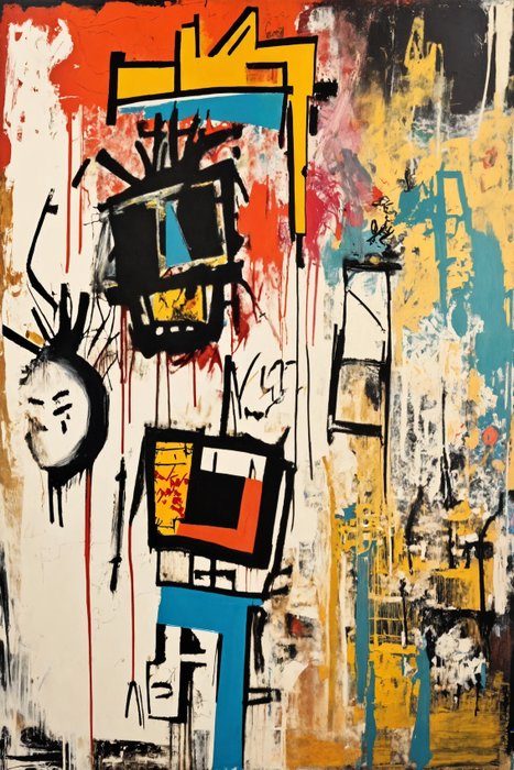 RINGER - Basquiat Graffiti Toile (L)