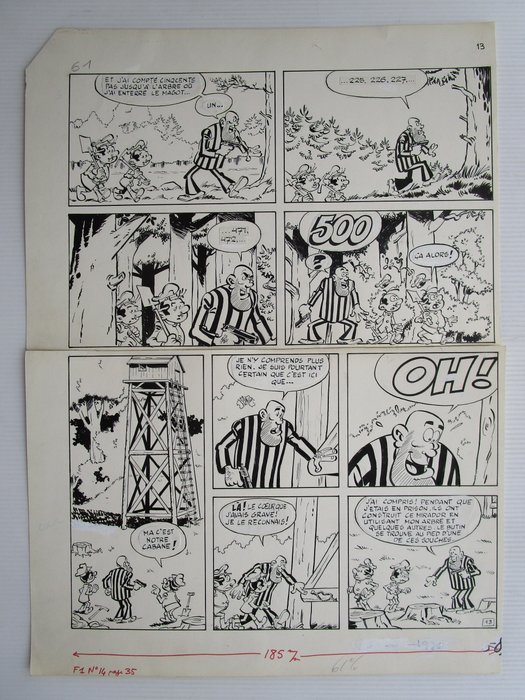 Attanasio, Dino - 1 Original page - Spaghetti - (années 1970)