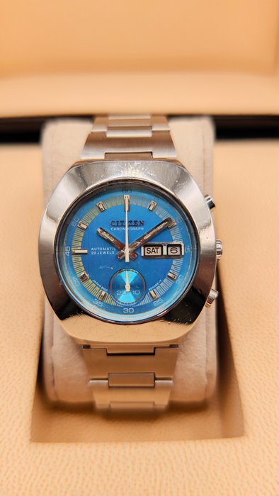 Citizen - Blue Dial Chronograph - Ingen mindstepris - 4033867 - Mænd - 1970-1979