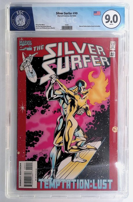 Silver Surfer #99 - EGC graded 9.0 - 1 Graded comic - 1994