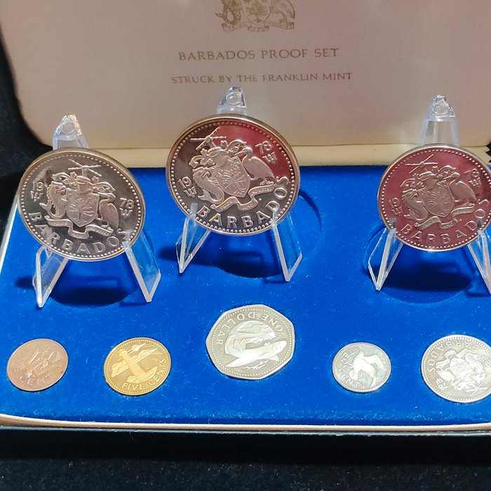 Barbados. Proof Set 1978 (8 coins)  (Ingen mindstepris)