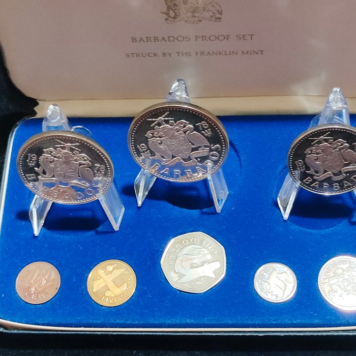 Barbados. Proof Set 1978 (8 coins)  (Ingen mindstepris)