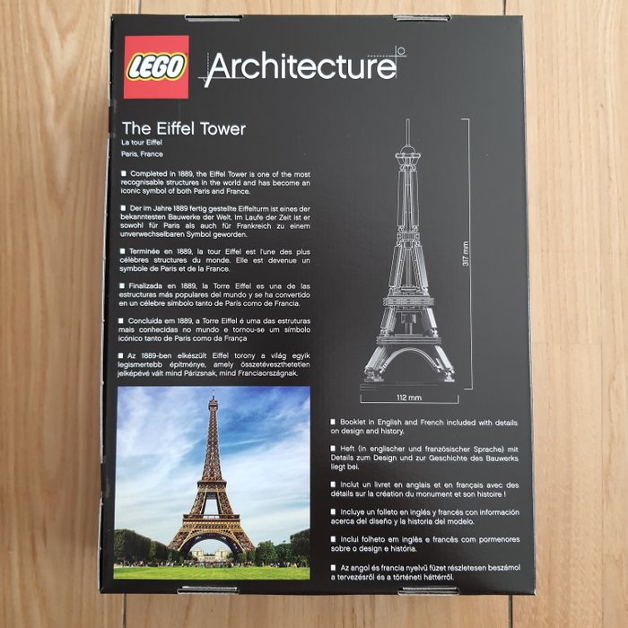 Lego - Architecture - 21019 - The Eifel Tower - 2010-2020 - Danmark