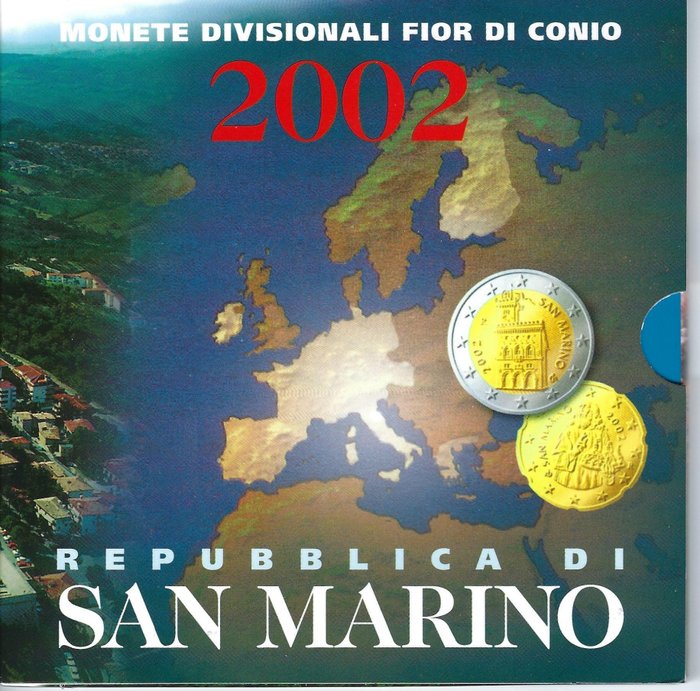 San Marino Year Set (FDC) 2002  (Ingen mindstepris)