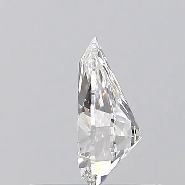 1 pcs Diamant  (Natur)  - 0.51 ct - Pære - F - VS1 - Gemological Institute of America (GIA) - *VG*