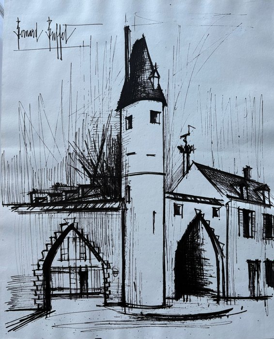 Bernard Buffet (1928-1999) - L'église