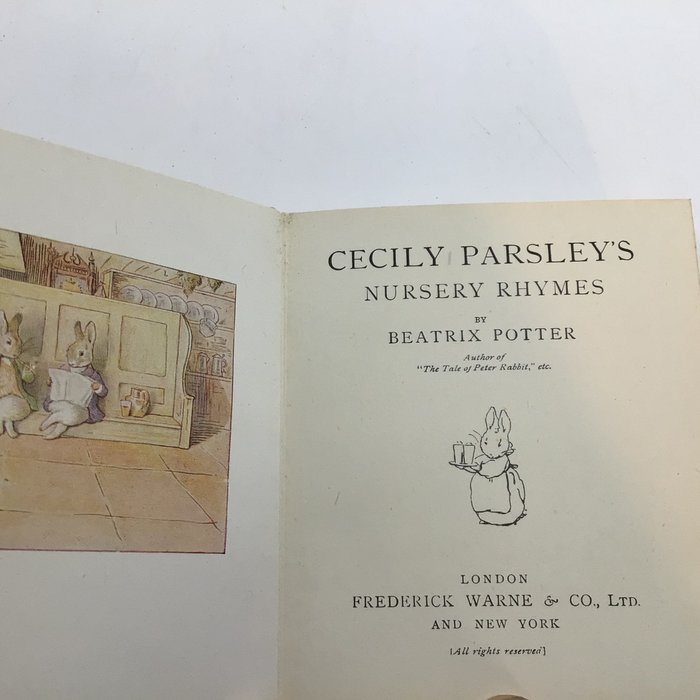 Beatrix Potter - Cecily Parsley's Nursery Rhymes - 1922