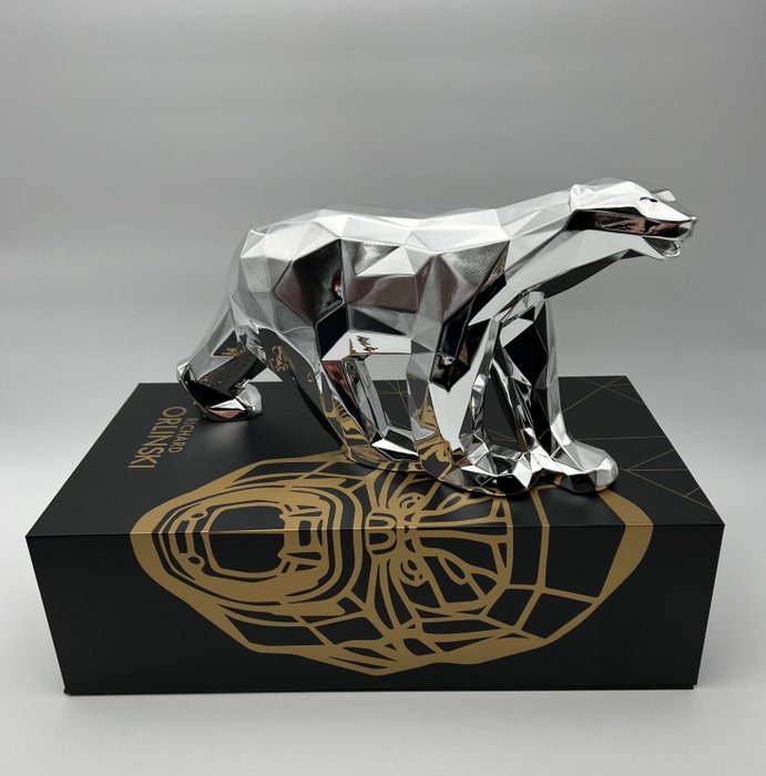 Richard Orlinski (1966) - Polar Bear (Silver)