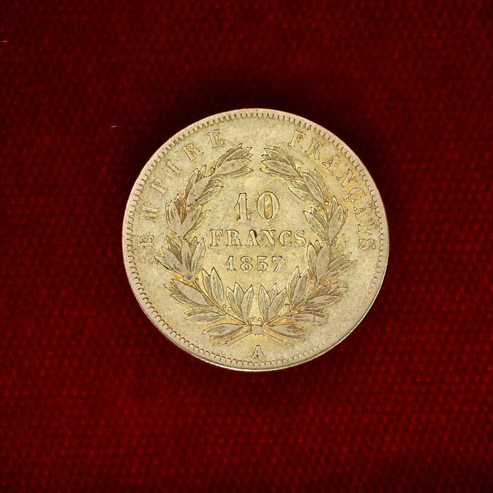 645 grams - Guld 900 - 20 Francs Napoleon III - Præget bar