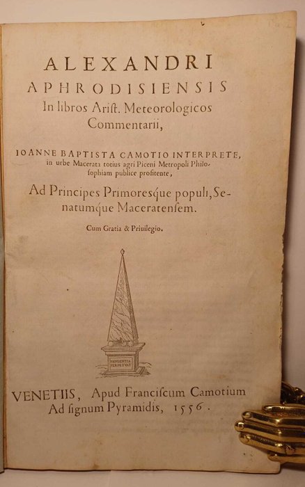 Aristotele - Meteorologicos - 1556