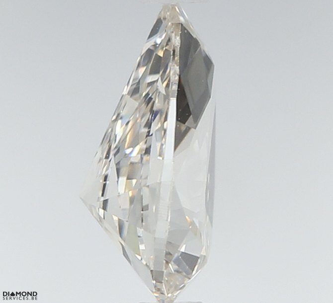 Ingen mindstepris - 1 pcs Diamant  (Natur)  - 0.72 ct - Pære - J - VS1 - Gem Report Antwerp (GRA)