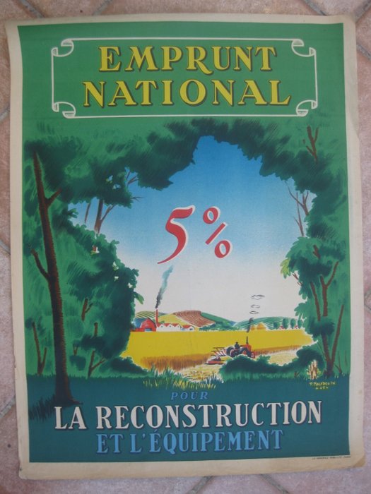 P Baudouin - Emprunt national  5°/pour la reconstruction 1949 - 1940‹erne