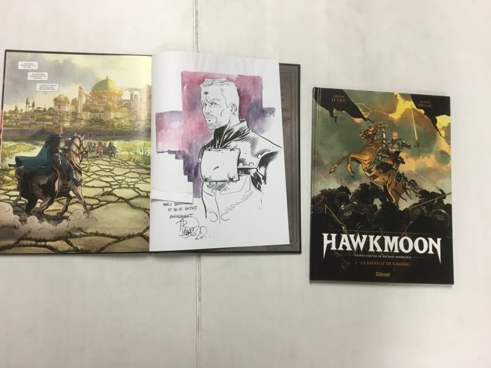 Hawkmoon T1 + T2 + dessin original - 2x C - 2 Album - Første udgave - 2022/2023