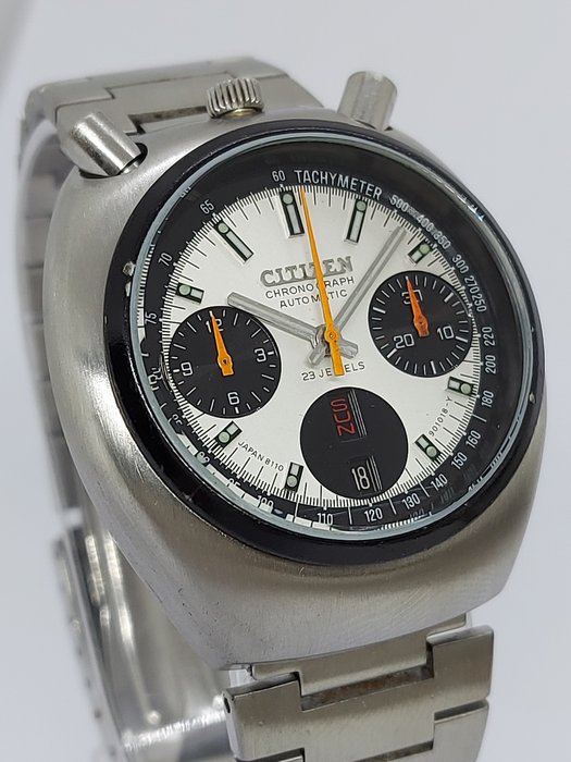 Citizen - Bullhead Chronograph Automatic - Ingen mindstepris - 8110a - Mænd - 1970-1979