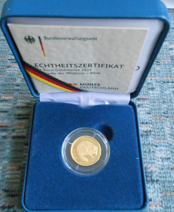 Tyskland 20 Euro 2024 "Biber" Proof