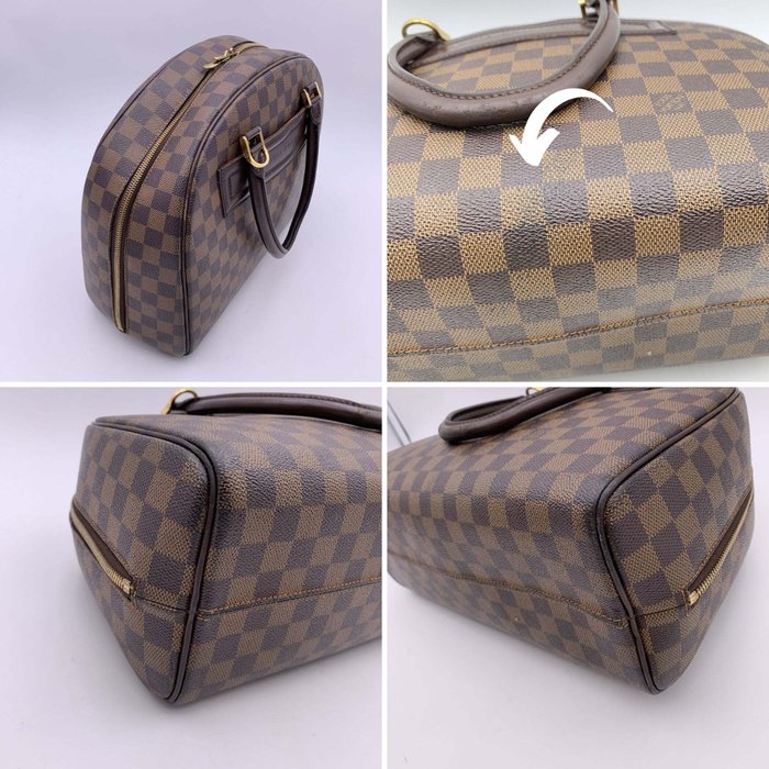 Louis Vuitton - Damier Ebene Canvas Nolita Satchel Bag Handbag - Håndtaske