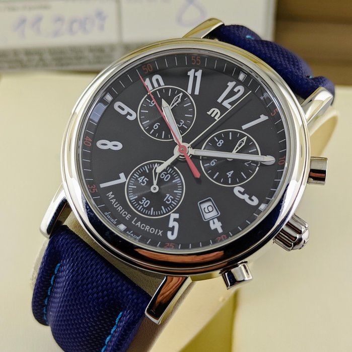 Maurice Lacroix - Les Classiques Quartz Chronograph "Full Set" - LC1038 - Mænd - 2000-2010