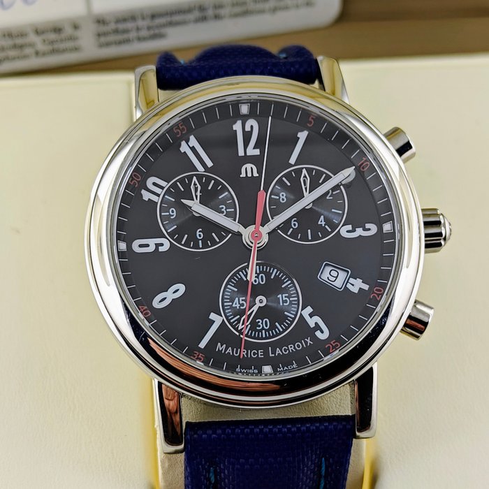 Maurice Lacroix - Les Classiques Quartz Chronograph "Full Set" - LC1038 - Mænd - 2000-2010