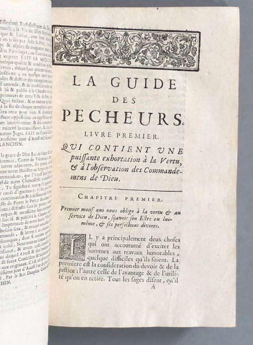 Louis de Grenade - La guide des pecheurs - 1711