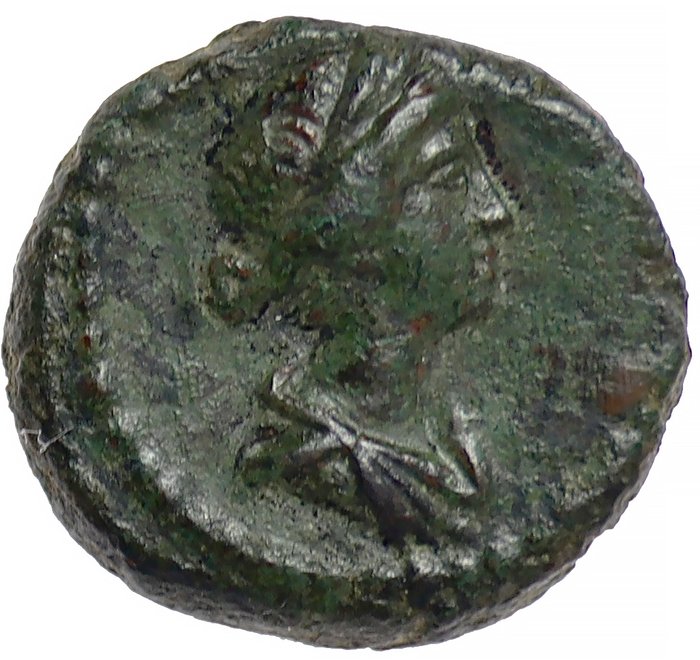 Romarriket. Anonymous issue - reign of Domitian to Antoninus Pius. Quadrans Rome Mint - circa 81 to 161 A.D.