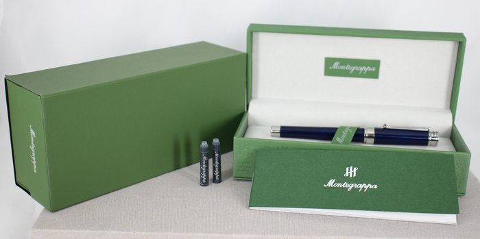 Montegrappa - Parola Navy Blue Fountain Pen - Fyldepen