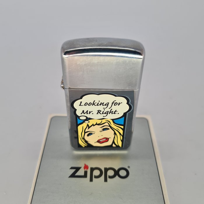 Zippo - Looking for Mr. Right - Lighter - Messing