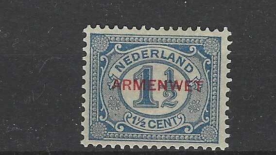 Holland 1913 - Servicestempler "ARMENWET" - NVPH D1/D8