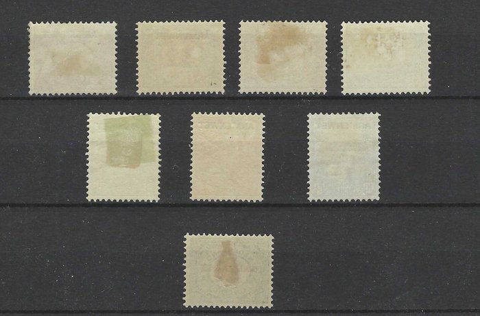 Holland 1913 - Servicestempler "ARMENWET" - NVPH D1/D8