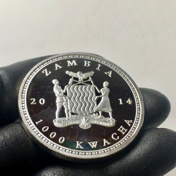 Zambia. 1000 Kwacha - 2014 - Proof - (R752)  (Ingen mindstepris)