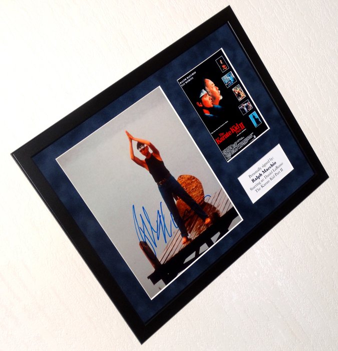 Karate Kid, the - Ralph Macchio (Daniel LaRusso, The Karate Kid) Premium Framed, signed, + Certificate of Authenticity