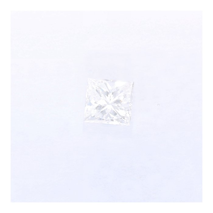 Ingen mindstepris - 1 pcs Diamant  (Natur)  - 0.15 ct - Kvadrat - E - I1 - International Gemological Institute (IGI)