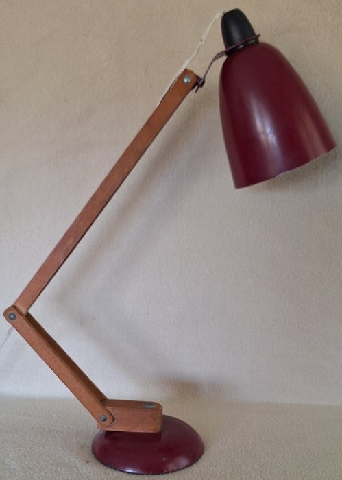 Habitat - Terence Conran - Bordlampe - Maclamp - Jern (støbebearbejdet) træ aluminium