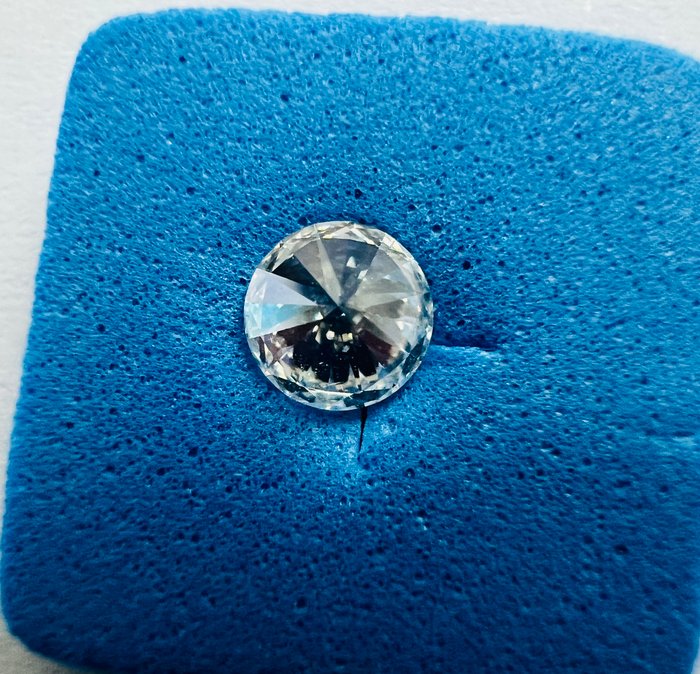 Ingen mindstepris - 1 pcs Diamant  (Natur)  - 0.30 ct - Rund - E - SI1 - Gemological Institute of America (GIA)