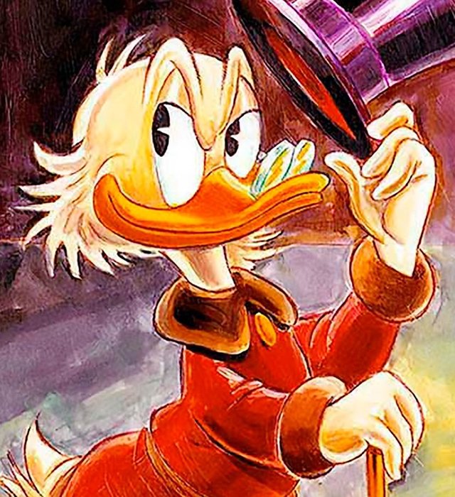 Tony Fernandez - Uncle Scrooge Inspired By Carl Barks - Hand Signed