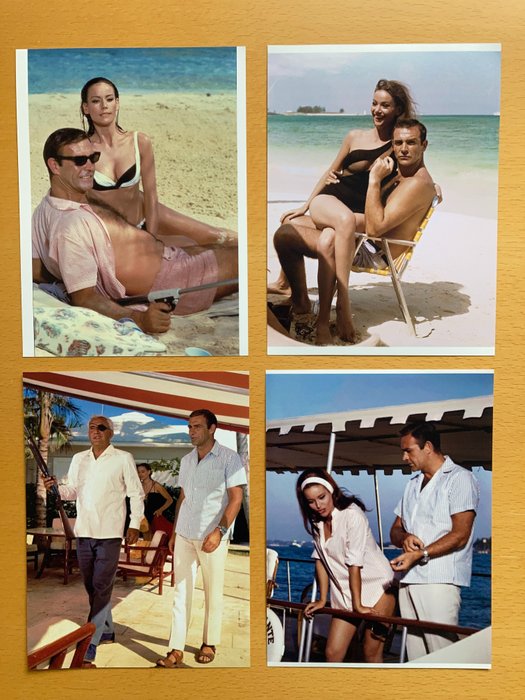 James Bond 007: Thunderball - Rare Lot of 26 photos  - Sean Connery / Claudine Auger